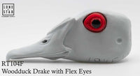 RT104-F  Wooduck Drake with Flex Eyes and Eyerings
