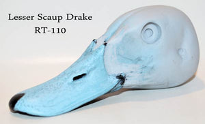 RT110 Lesser Scaup Drake Head