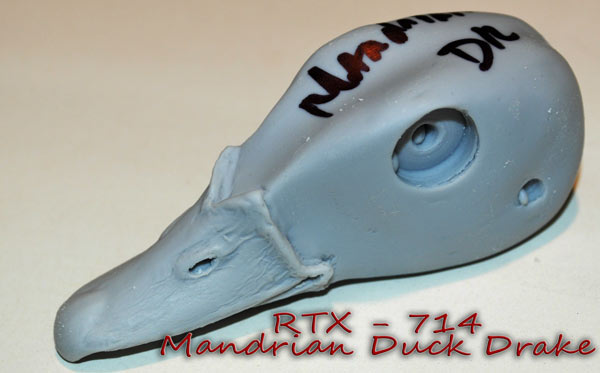RTX714 Mandarin Duck Drake Head