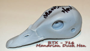 RTX716 Mandarin Duck Hen Head